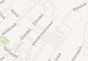 Brandýská v obci Varnsdorf - mapa ulice