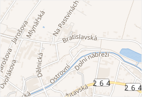 Dukelská v obci Varnsdorf - mapa ulice