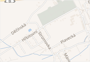 Elišky Krásnohorské v obci Varnsdorf - mapa ulice