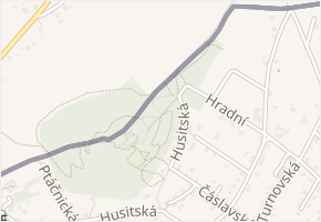 Hrádek v obci Varnsdorf - mapa ulice