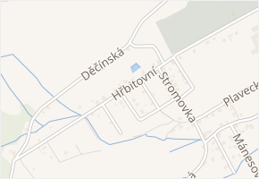 Hřbitovní v obci Varnsdorf - mapa ulice