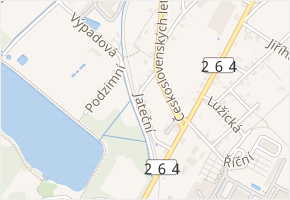 Jateční v obci Varnsdorf - mapa ulice