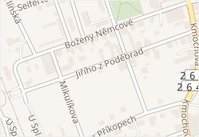 Jiřího z Poděbrad v obci Varnsdorf - mapa ulice