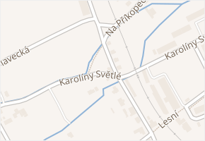 Karolíny Světlé v obci Varnsdorf - mapa ulice
