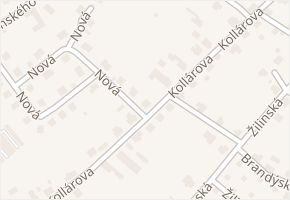 Kollárova v obci Varnsdorf - mapa ulice