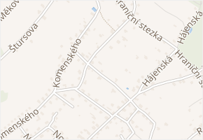 Kubelíkova v obci Varnsdorf - mapa ulice