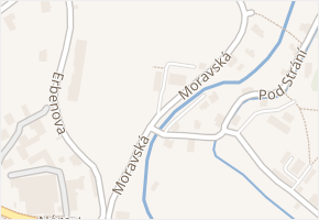 Moravská v obci Varnsdorf - mapa ulice