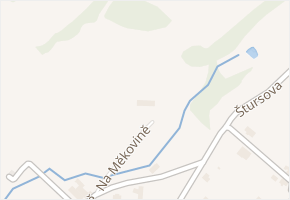 Na Měkovině v obci Varnsdorf - mapa ulice