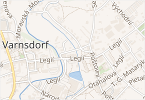 Otavská v obci Varnsdorf - mapa ulice