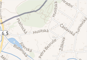 Příčná v obci Varnsdorf - mapa ulice