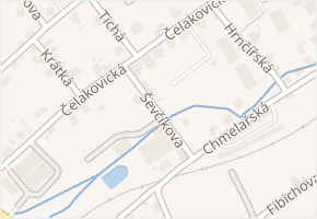 Ševčíkova v obci Varnsdorf - mapa ulice