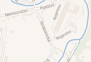 Strakonická v obci Varnsdorf - mapa ulice