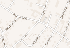 Tyršova v obci Varnsdorf - mapa ulice