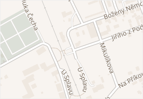 U Splavu v obci Varnsdorf - mapa ulice