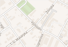 Východní v obci Varnsdorf - mapa ulice