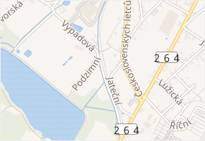 Výpadová v obci Varnsdorf - mapa ulice