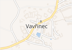 Vavřinec v obci Vavřinec - mapa části obce