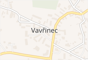 Vavřinec v obci Vavřinec - mapa části obce