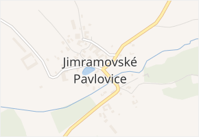 Jimramovské Pavlovice v obci Věcov - mapa části obce