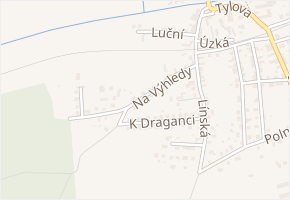 K Draganci v obci Vejprnice - mapa ulice