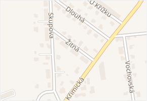 Žitná v obci Vejprnice - mapa ulice