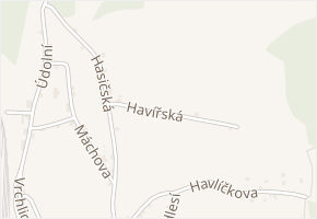 Havířská v obci Vejprty - mapa ulice