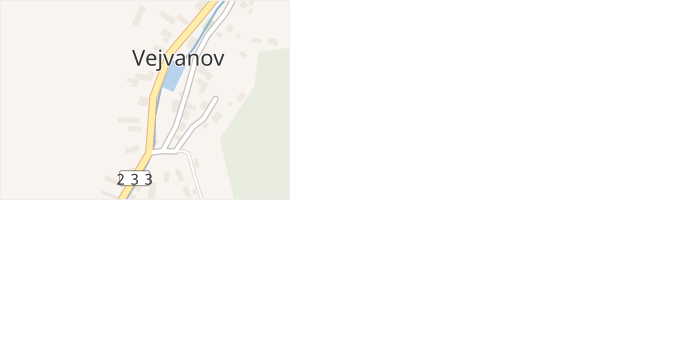 Vejvanov v obci Vejvanov - mapa části obce