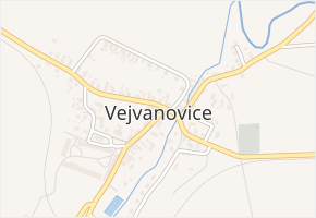 Vejvanovice v obci Vejvanovice - mapa části obce