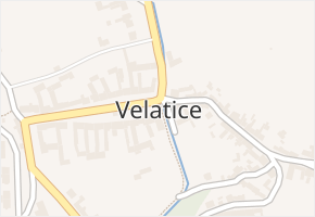 Velatice v obci Velatice - mapa části obce