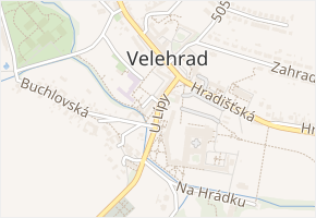 U Lípy v obci Velehrad - mapa ulice