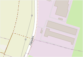 Západní v obci Velemyšleves - mapa ulice
