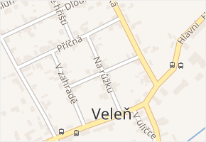 Spojovací v obci Veleň - mapa ulice
