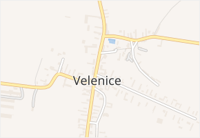 Velenice v obci Velenice - mapa části obce