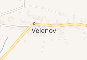 Velenov v obci Velenov - mapa části obce