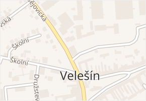 Budějovická v obci Velešín - mapa ulice
