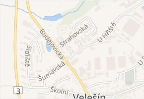 Dělnická v obci Velešín - mapa ulice
