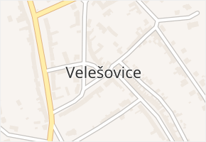 Velešovice v obci Velešovice - mapa části obce