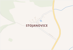 Stojanovice v obci Velhartice - mapa části obce