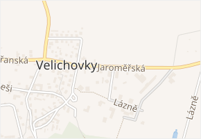 Jaroměřská v obci Velichovky - mapa ulice