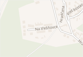 Na třešňovce v obci Velichovky - mapa ulice
