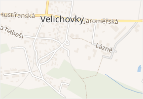 Ve dvoře v obci Velichovky - mapa ulice