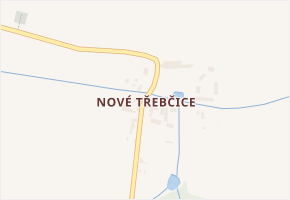 Nové Třebčice v obci Veliká Ves - mapa části obce