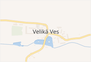 Veliká Ves v obci Veliká Ves - mapa části obce