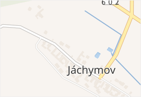 Jáchymov v obci Velká Bíteš - mapa části obce