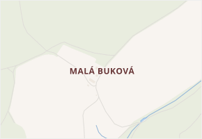 Malá Buková v obci Velká Buková - mapa ulice