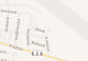 Jílová v obci Velká Dobrá - mapa ulice