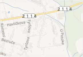 Boženy Němcové v obci Velká Hleďsebe - mapa ulice
