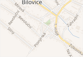 Na Ostrůvku v obci Velké Bílovice - mapa ulice