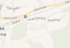 Nad Nádražím v obci Velké Březno - mapa ulice
