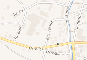Velichov v obci Velké Březno - mapa ulice